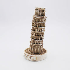 Kocris Casa Torre Pisa pecera pintada a mano para mayor realismo.
