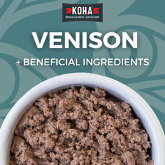 KOHA Alimento de venado para gatos, sin rellenos, facilita la digestión