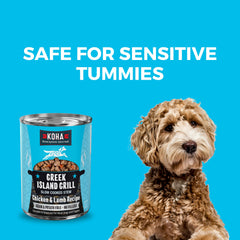 KOHA comida húmeda para perros, estofado lento y digestible con alta proteína.