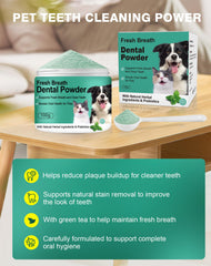 Koite polvo dental de menta, aliento más fresco tras uso.