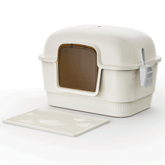 Kola Panda caja de arena con tapa trasera para evitar derrames.