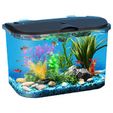 Koller Panaview 5 galones con luz led para resaltar colores de los peces