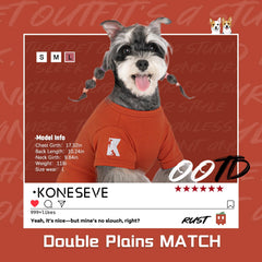 Koneseve Camisa para perro Mist Green frente: color vibrante y cómodo para uso diario.