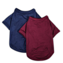Camiseta Koneseve para perro azul, detalle de tejido, elasticidad mejorada