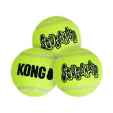 KONG Air Dog SqueakAir: bola tenis mediana para juego activo.
