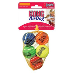 KONG Air Dog Squeaker Fetch Toy XS, bola de fetch con chirrido, diseño resistente.
