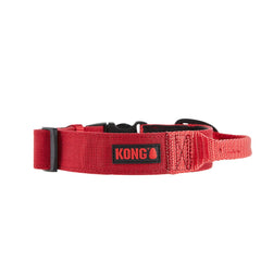 Collar KONG con asa de confort rojo para paseos controlados