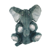 KONG Comfort Kiddos elefante peluche para perros grandes, perfecto para abrazos y juego suave.