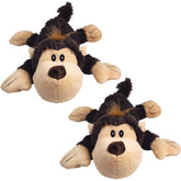 Juguete KONG Cozie para perros medianos con mono suave para juego y consuelo.
