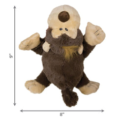 Juguete KONG Cozie para perros medianos con zorro suave para juego entusiasta.