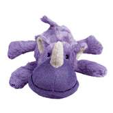 KONG Cozie Rosie Rhino con chirrido para perros pequeños, estimula la curiosidad.
