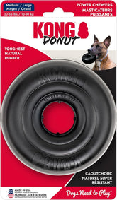 KONG Extreme Donut, juguete duradero para perros poderosos durante la masticación intensa.