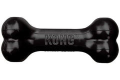 KONG Extreme Goodie Bone, uso diario, hueso negro mediano para juego seguro y estimulante.