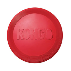 KONG Flyer, disco volador de goma natural para perros pequeños, duradero y seguro.