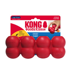 KONG Goodie Ribbon, cuatro espacios para premios, fomenta resolución de rompecabezas en el juego