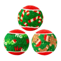 KONG pelotas con chirriador: navideñas, para mantener a tu perro activo.