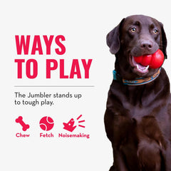 KONG Jumbler Ball: diseño resistente para juego al aire libre y sesiones de lanzamiento