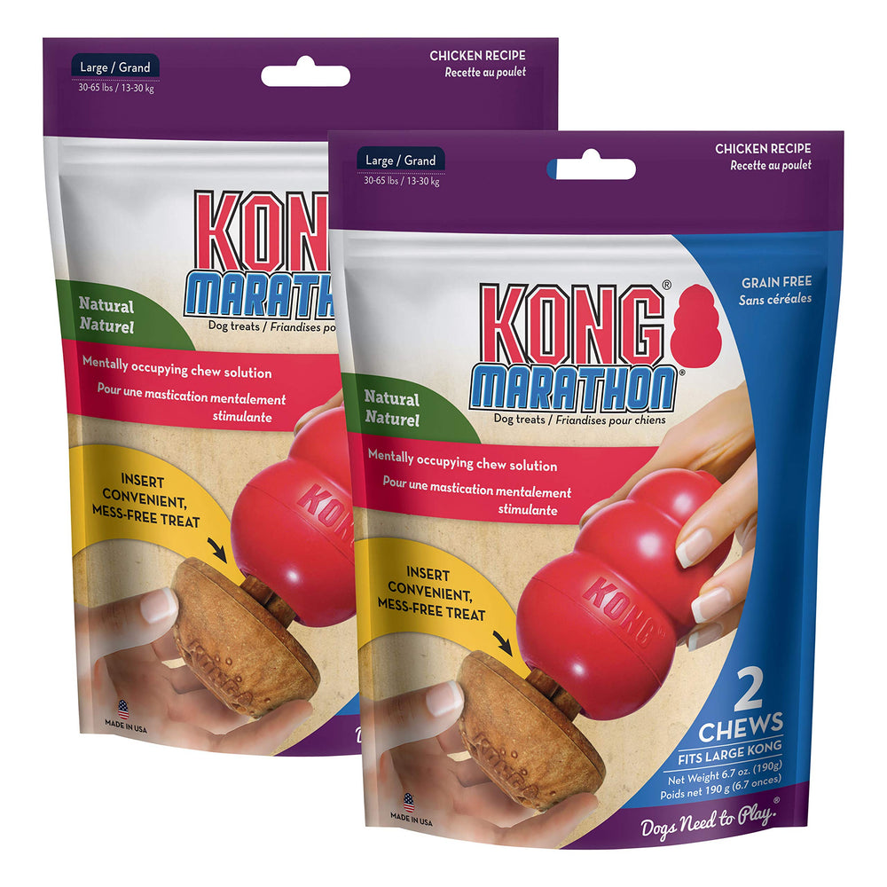KONG Marathon premia dental para limpieza de dientes durante el juego.