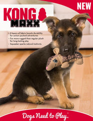 KONG Maxx Ballistic armadillo grande, cosido con hilos fuertes para acción duradera.
