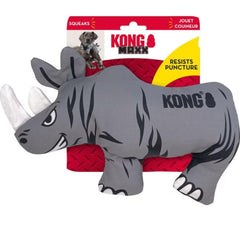 KONG Maxx Ballistic rinoceronte grande, juguete duradero para juego intenso.