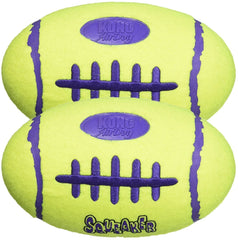 KONG Air Squeaker Football, pelota para perro, ideal para juego interactivo.