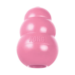KONG Puppy en rosa, juguete suave para dientes en desarrollo y juego seguro.