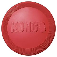 KONG disco-volador grande en uso con un perro durante juego activo