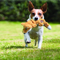 KONG Scrunch Knots Squirrel sin relleno, menos desorden durante sesiones