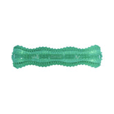 KONG Squeezz Dental Stick, mordedor texturizado, estimula la masticación y uso diario.