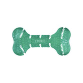 KONG Squeezz, hueso dental texturizado, favorece la limpieza dental durante el juego.