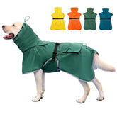 KOOGAL capa de lluvia para perros con capucha, tamaño 7XL, protección completa.