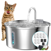 KOOGMOON fuente para gatos con capacidad 3,2 L, garantiza agua fresca para tu compañero