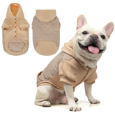 KOOLTAIL abrigo invernal para perros pequeños, vista frontal, protege del frío.