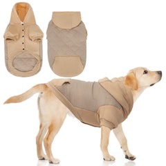 KOOLTAIL abrigo para perro pequeño, frontal, mantiene caliente durante paseos.