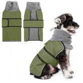 KOOLTAIL abrigo para perro verde, exterior de Oxford 600D, protege contra lluvia y viento.
