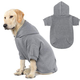 KOOLTAIL suéter con capucha para perros con agujero para correa, ideal para paseos.