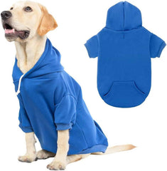 KOOLTAIL sudadera para perros con detalle frontal, ajuste cómodo para paseos fríos