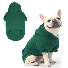 KOOLTAIL sudadera para perros, vista frontal, abrigo cálido para paseos.