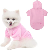KOOLTAIL Basic Dog Hoodie, frente, estilo moderno para paseos diarios.