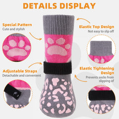 KOOLTAIL botas para perros antideslizantes, ideales para pisos resbaladizos y frío