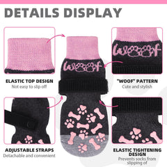 KOOLTAIL botas para perro protegen patas en interiores y clima frío.