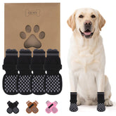 KOOLTAIL calcetines antideslizantes para perros, vista frontal con agarre adicional.