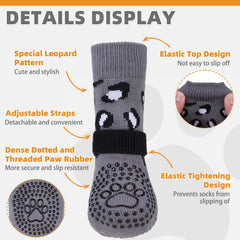 KOOLTAIL calcetines para patas con agarre doble para mayor tracción