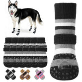 KOOLTAIL calcetines antideslizantes para perros, frente, mejor agarre en suelos lisos.