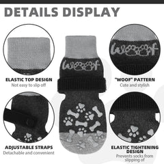 KOOLTAIL calcetines antideslizantes para interior, protección en suelos lisos.