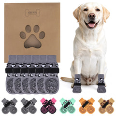 KOOLTAIL calcetines antideslizantes para perro brindan mayor tracción en suelos de madera.