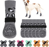 KOOLTAIL calcetines antideslizantes para perros con agarre doble en suelos lisos