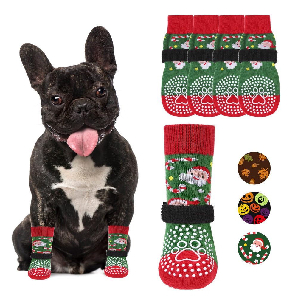 KOOLTAIL calcetines antideslizantes para perros, mejor agarre en suelos lisos
