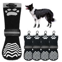 KOOLTAIL calcetines para perros con antideslizante ofrecen agarre adicional en suelos resbaladizos.