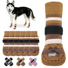 KOOLTAIL calcetines para perro con pata anti deslizante frontal para mayor tracción.